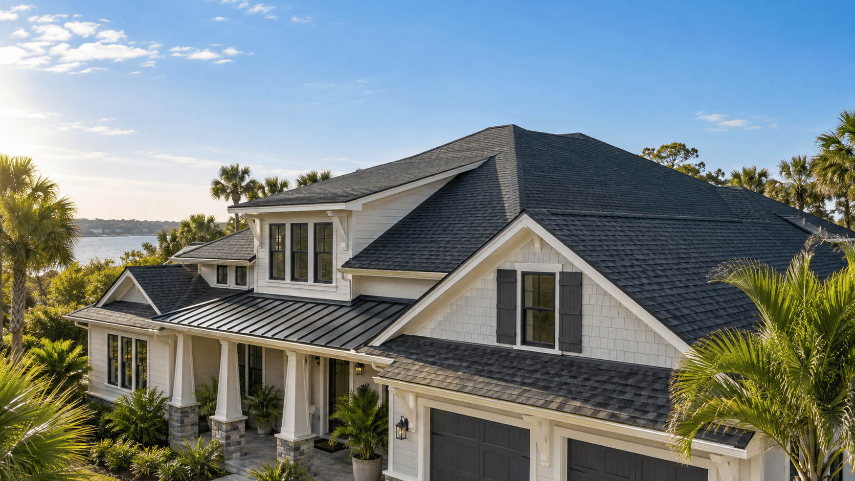 Completed roofing project in Jacksonville, FL