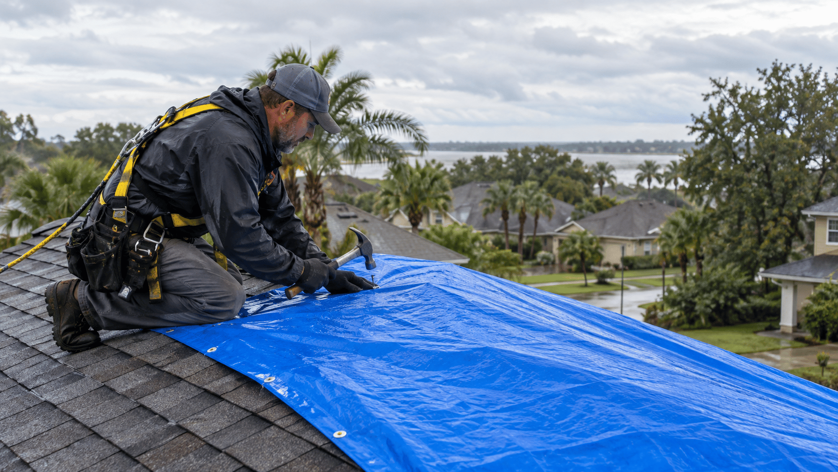 Storm-damage roof repair completed in St. Johns County
